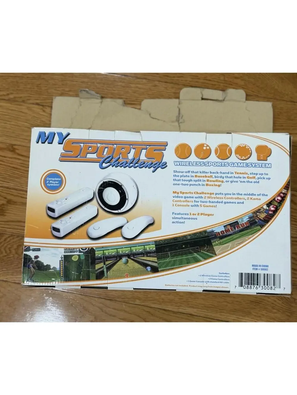 My Sports Challenge Wireless Sports Game System Five Games Set for 2 Players